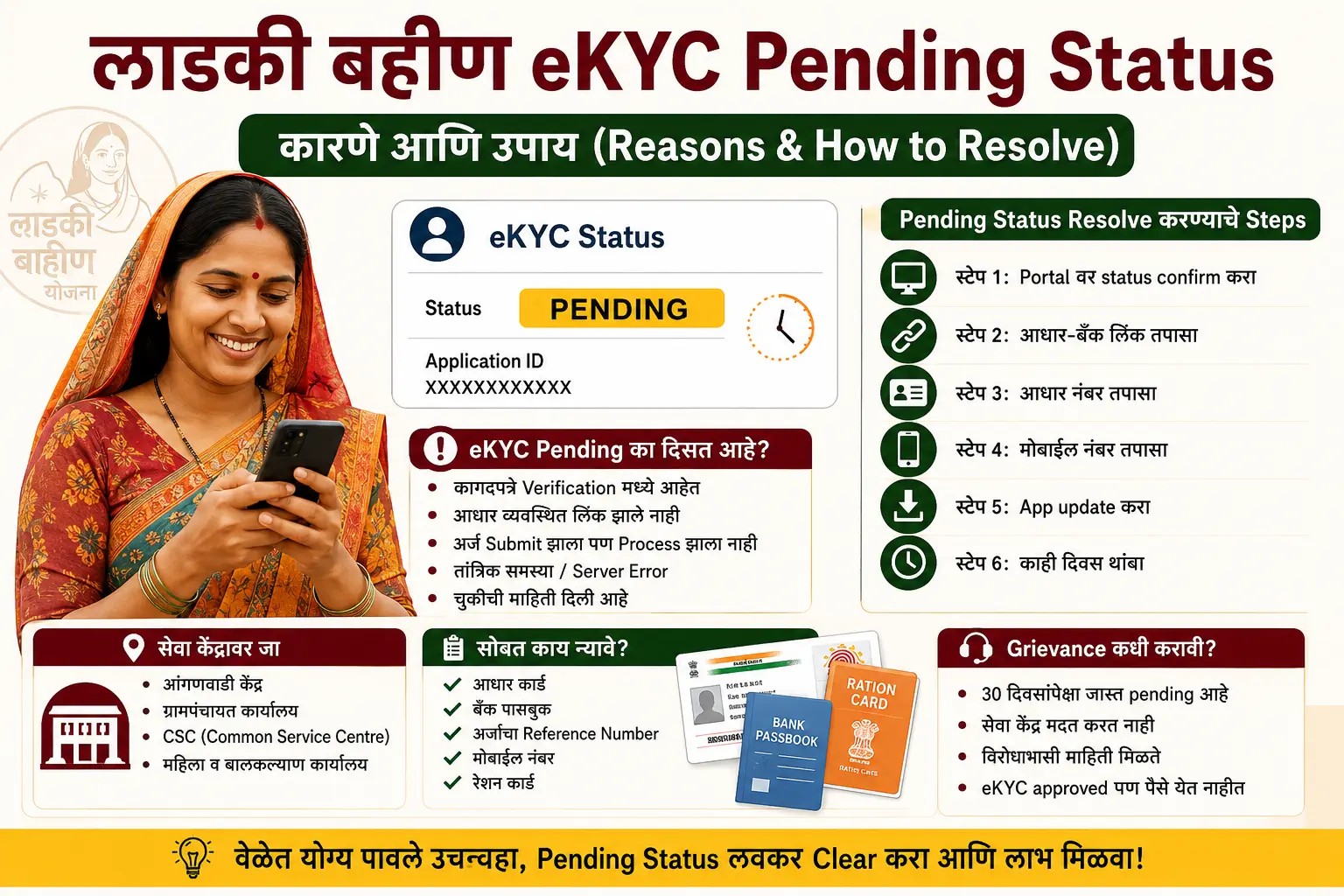 Ladki Bahin eKYC Pending Status