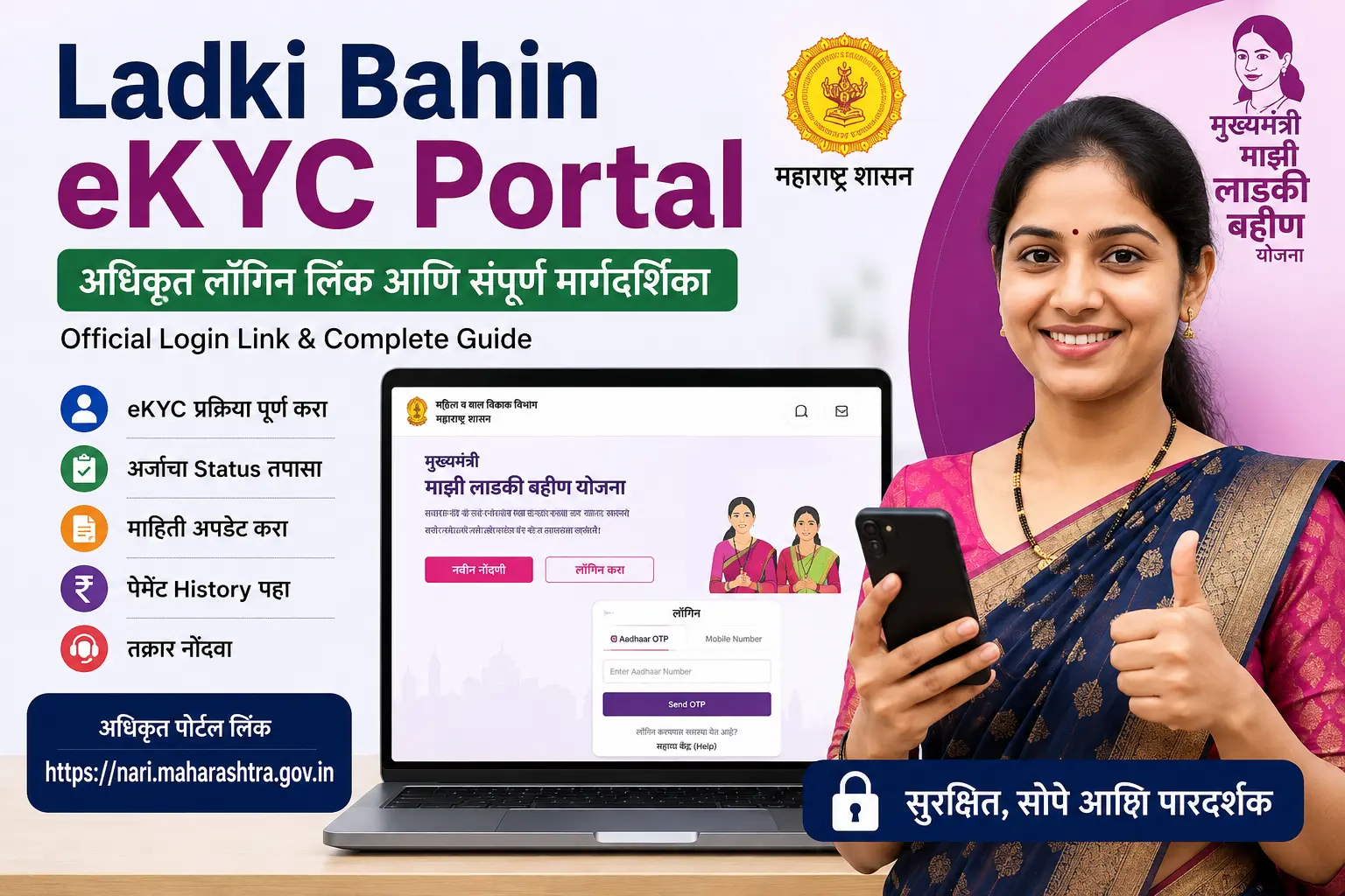 Ladki Bahin eKYC Portal